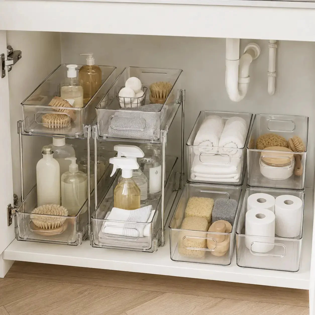 Luma & Home Clearview Under Sink Storage Set 6-Piece