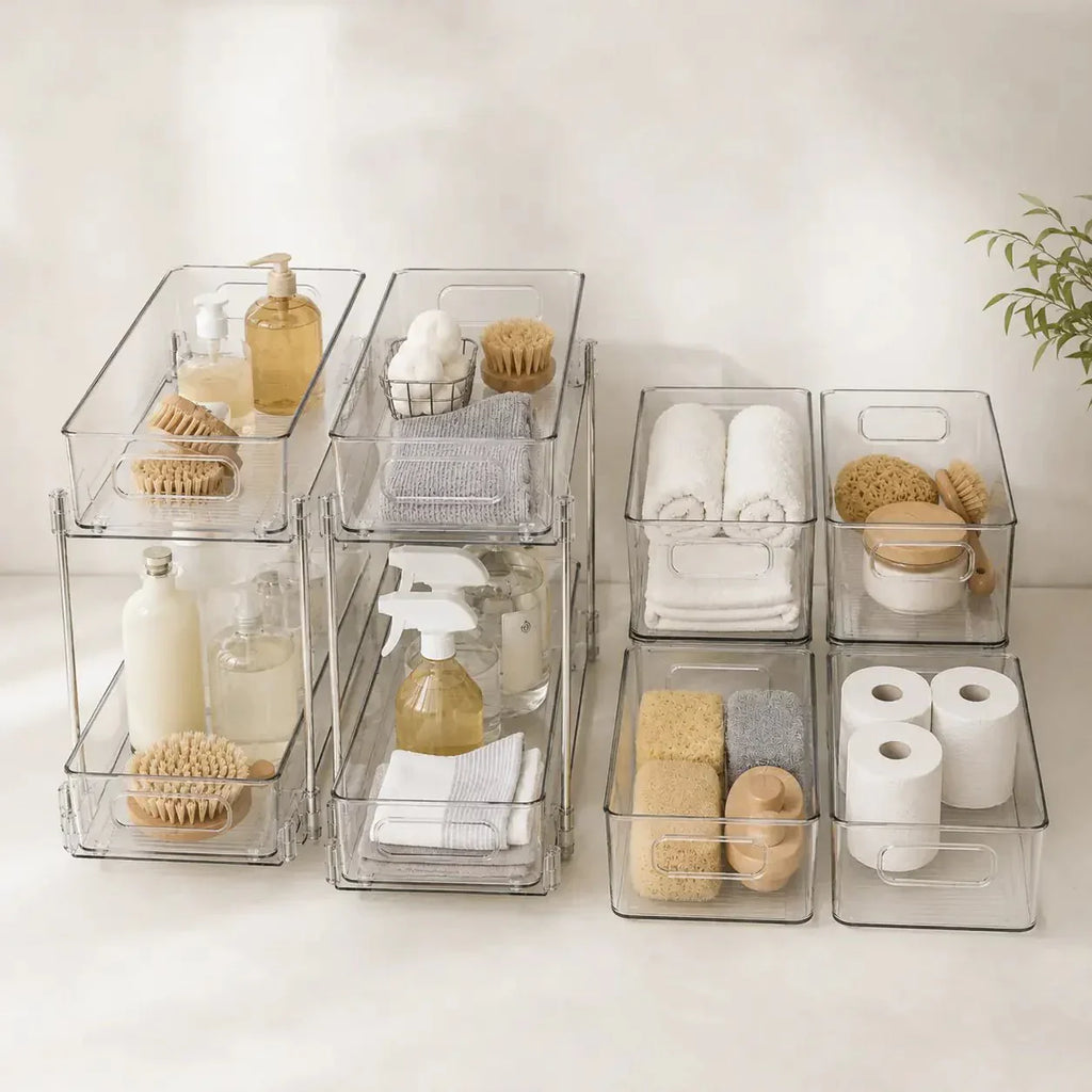 Luma & Home Clearview Under Sink Storage Set 6-Piece