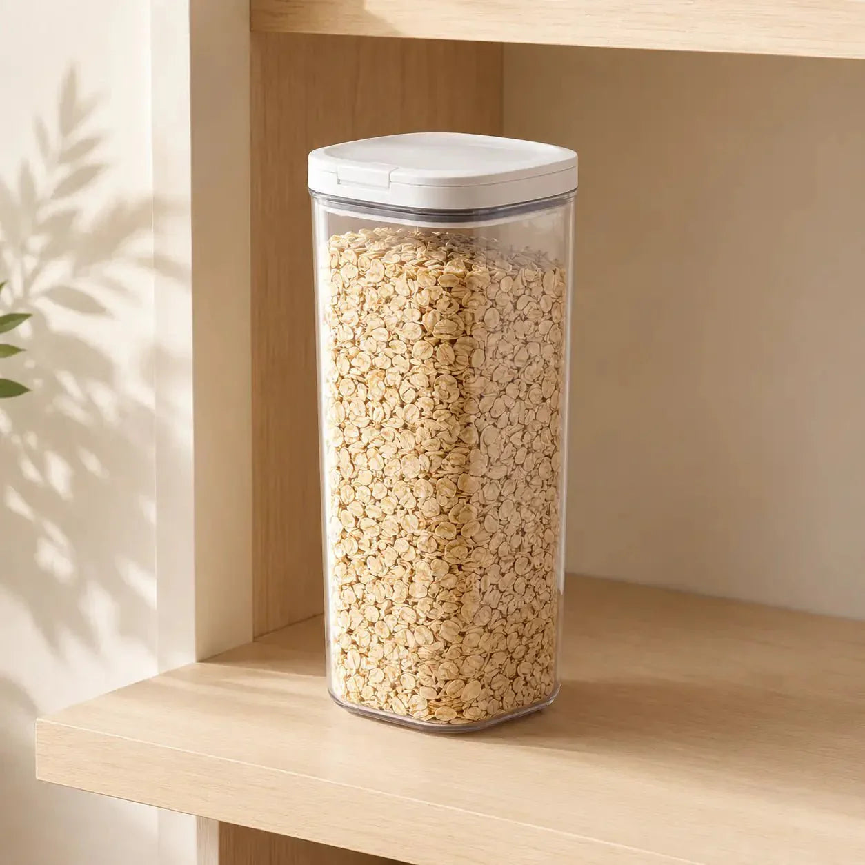 Luma & Home Push Top Pantry Container 3L White Lid